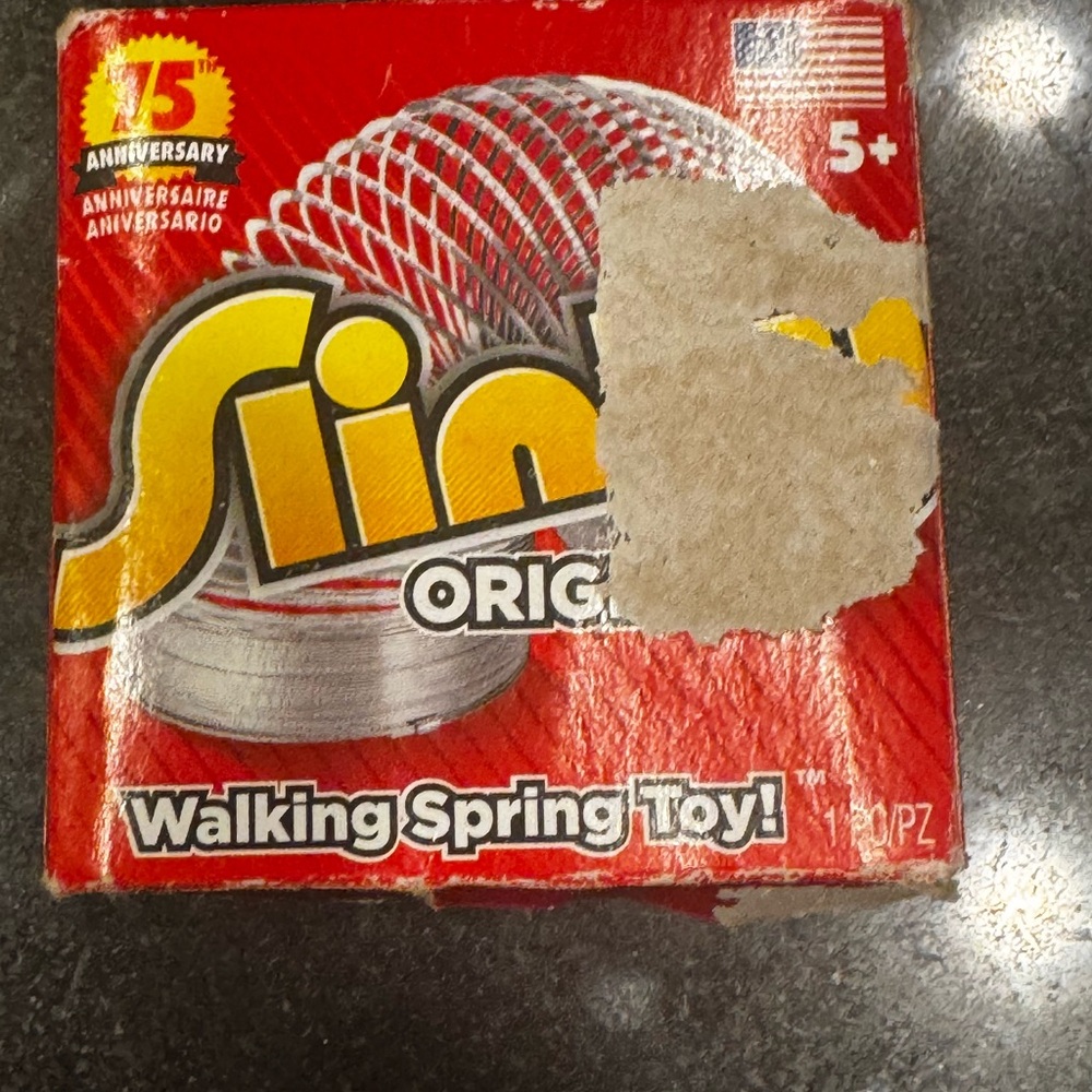Link 15th Anniversary Walking Spring Toy - Silver and Red